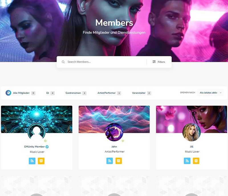 Mitglieder Mitgliederverzeichnis